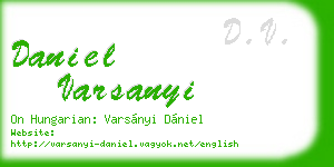 daniel varsanyi business card